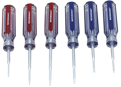Precision Slotted & Phillips Screwdrivers, 6-Pc. Set