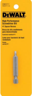 DeWalt #1 2-Inch Square Recess Power Bit