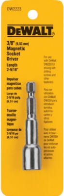 3/8 x 2-9/16-In. Magnetic Hex Socket Driver