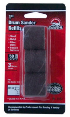 3-Pack 1x1-Inch Coarse Resin Cloth Sleeve