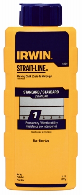 Strait-Line Blue Powder Chalk, 8-oz.