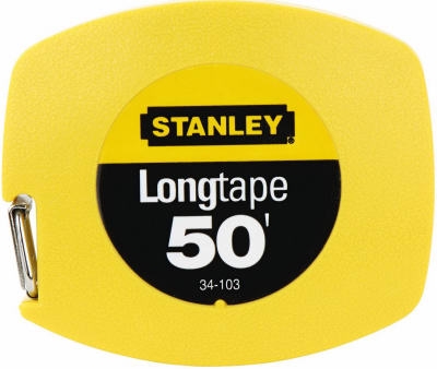 Closed Case Steel Long Tape Measure, 50-Ft.