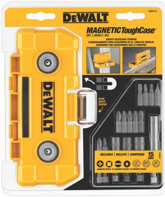15-Piece Bits and Magnetic Tough Case