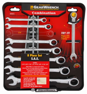Ratcheting  Wrench Set, SAE 8-Pc.
