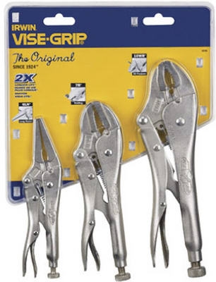 Vise-Grip 3-Piece Locking Plier Set