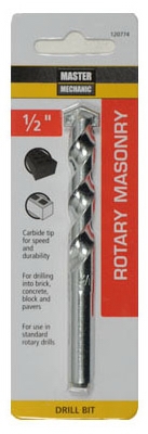 Masonry Drill Bit, 1/2 x 4-In.