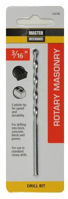Masonry Drill Bit, 3/16 x 4-In.
