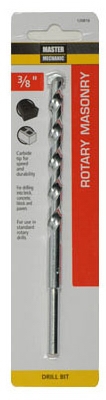 Masonry Drill Bit, Extra Length, 3/8 x 6-In.