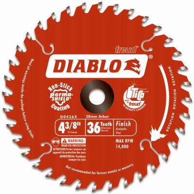 4-3/8-Inch 36-TPI Trim Saw Blade