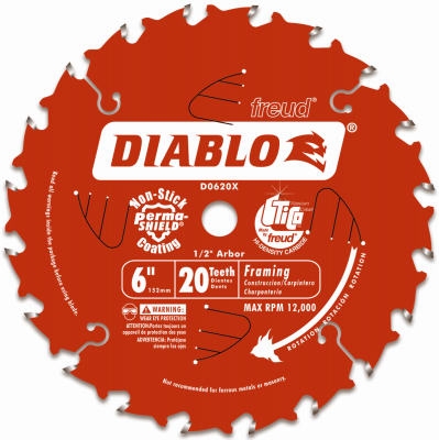 6-Inch 20-TPI Cordless Saw Boss Blade