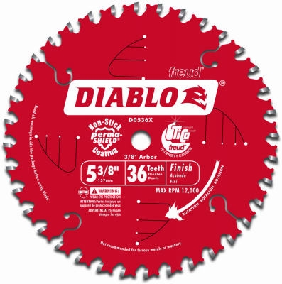 5-3/8-Inch 36-TPI Cordless Saw Blade