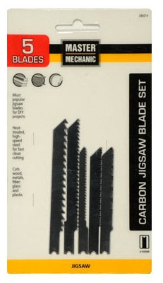 5-Piece Metal-Cutting High-Speed Steel Jigsaw Blade