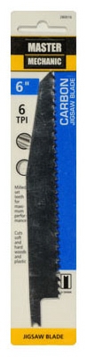 6-Inch 6-TPI Carbon Jigsaw Blade