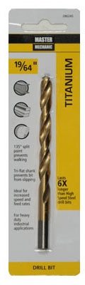 19/64 x 4-3/8-Inch M7 High-Speed Steel Drill Bit