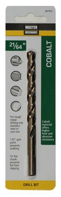 21/64 x 4-5/8-Inch Cobalt Steel Drill Bit