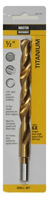 1/2 x 6-Inch M7 High-Speed Steel Drill Bit