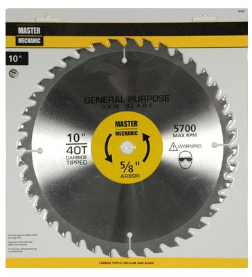 10-Inch Smooth-Cut Combo Circular Saw Blade