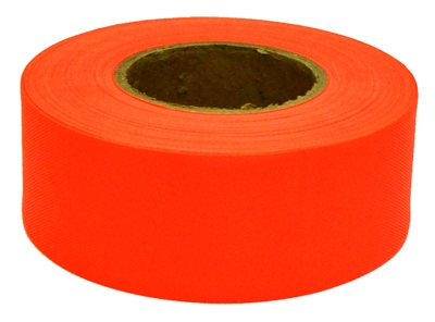 Flagging Tape, Glo Orange, 150-Ft.