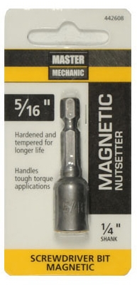 Master Mechanic 5/16 x 1-7/8-Inch Magnetic Socket Drive