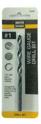 #1 3-7/8-Inch Wire-Gauge Drill Bit