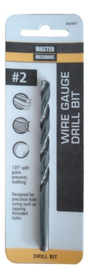 #2 3-7/8-Inch Wire-Gauge Drill Bit