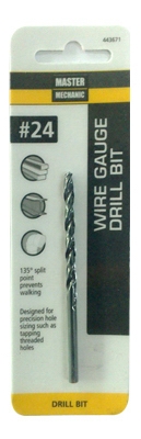 #24 3-1/8-Inch Wire Gauge Drill Bit