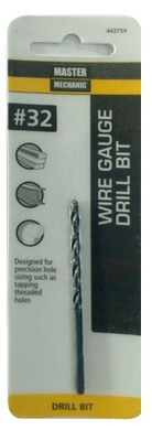 #32 2-3/4-Inch Wire Gauge Drill Bit