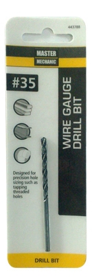 #35 25/8-Inch Wire Gauge Drill Bit