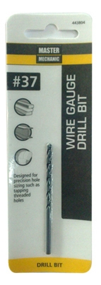 #37 2-1/2-Inch Wire Gauge Drill Bit