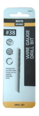 #38 2-1/2-Inch Wire Gauge Drill Bit