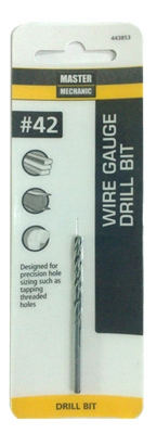 #43 2-1/4-Inch Wire Gauge Drill Bit