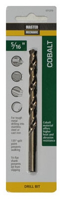 5/16 x 4-1/2-Inch Cobalt Steel Drill Bit