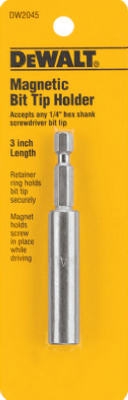 Magnetic Bit Tip Holder, 3-In.