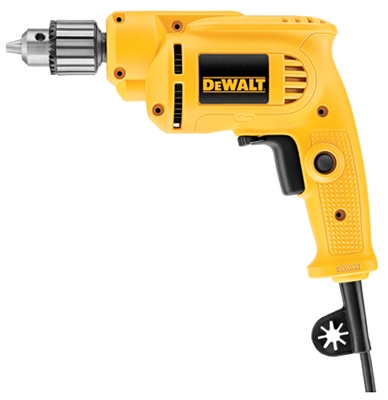 Drill, Variable-Speed Reversing, 6-Amp, 0-2,500-RPM, 3/8-In. Chuck, Ball-Bearing Construction