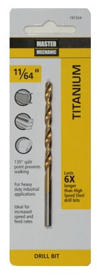 11/64 x 3-1/4-Inch M7 High-Speed Steel Drill Bit