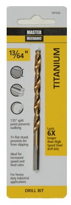 13/64 x 3-5/8-Inch M7 High-Speed Steel Drill Bit