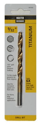 9/32 x 4-1/4-Inch M7 High-Speed Steel Drill Bit
