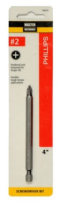 Master Mechanic #2 Phillips 4-Inch Screwdriver Bit