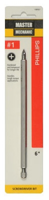 Master Mechanic #1 Phillip 6-Inch Screwdriver Bit