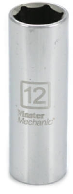1/4-Inch Drive 12MM 6-Point Deep Socket