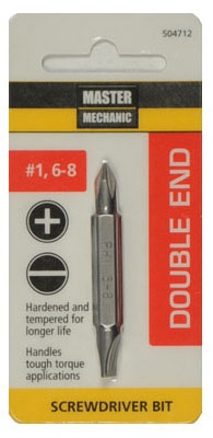 Master Mechanic #1 Phillips Double Ended Insert Bit