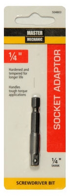 Master Mechanic 1/4-Inch Socket Adapter