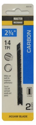 2-Pack 2.75-Inch 14-TPI Carbon Jigsaw Blade