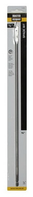 Wood Boring Bit, Spade, 0.375 x 16-In.