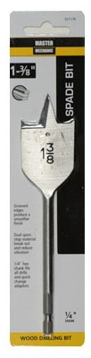 Wood Boring Bit, Spade, 1.375-In.