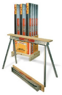 Sawhorse, Heavy-Duty Galvanized Steel, 30-In.