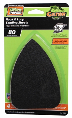 4-Pk., 80-Grit Mouse Sander Sheets