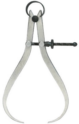 Outside Caliper Measure, Steel, 6-In.