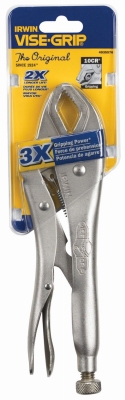 Vise-Grip Curved Jaw Locking Pliers, 10-In.