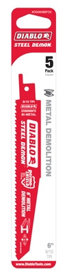 5PK 6 inch8/10T Recip Blade